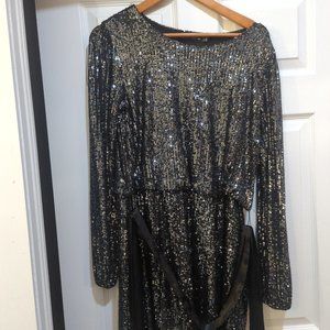 Sequined party dress size XL